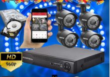 CCTV CAMERAS 4 & 8 CHANNEL DVR REAL TIME  ON APP